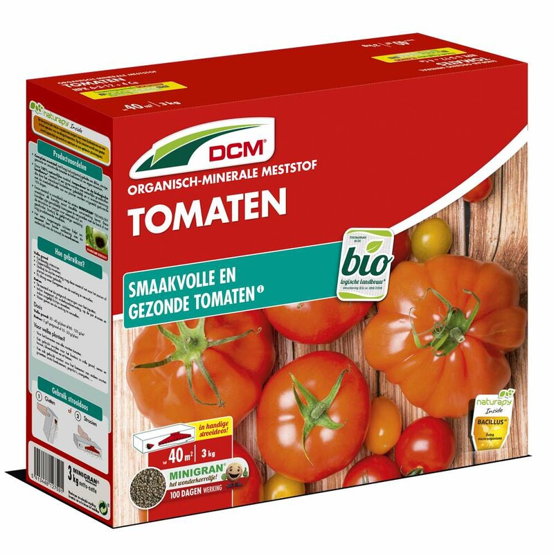 DCM organische-minerale meststof tomaten www.tuinserres.com