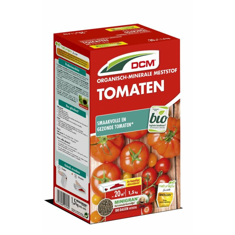 DCM organische-minerale meststof tomaten www.tuinserres.com